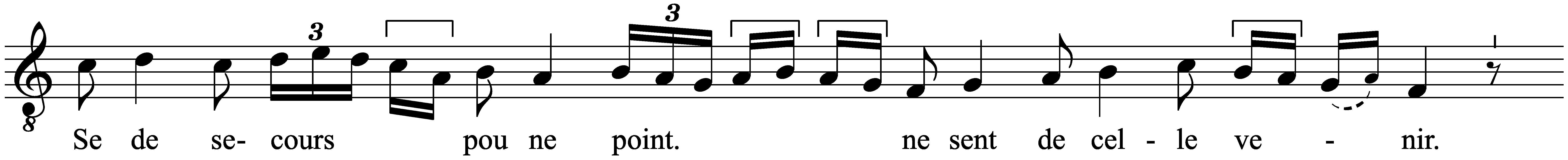 Work musical notation